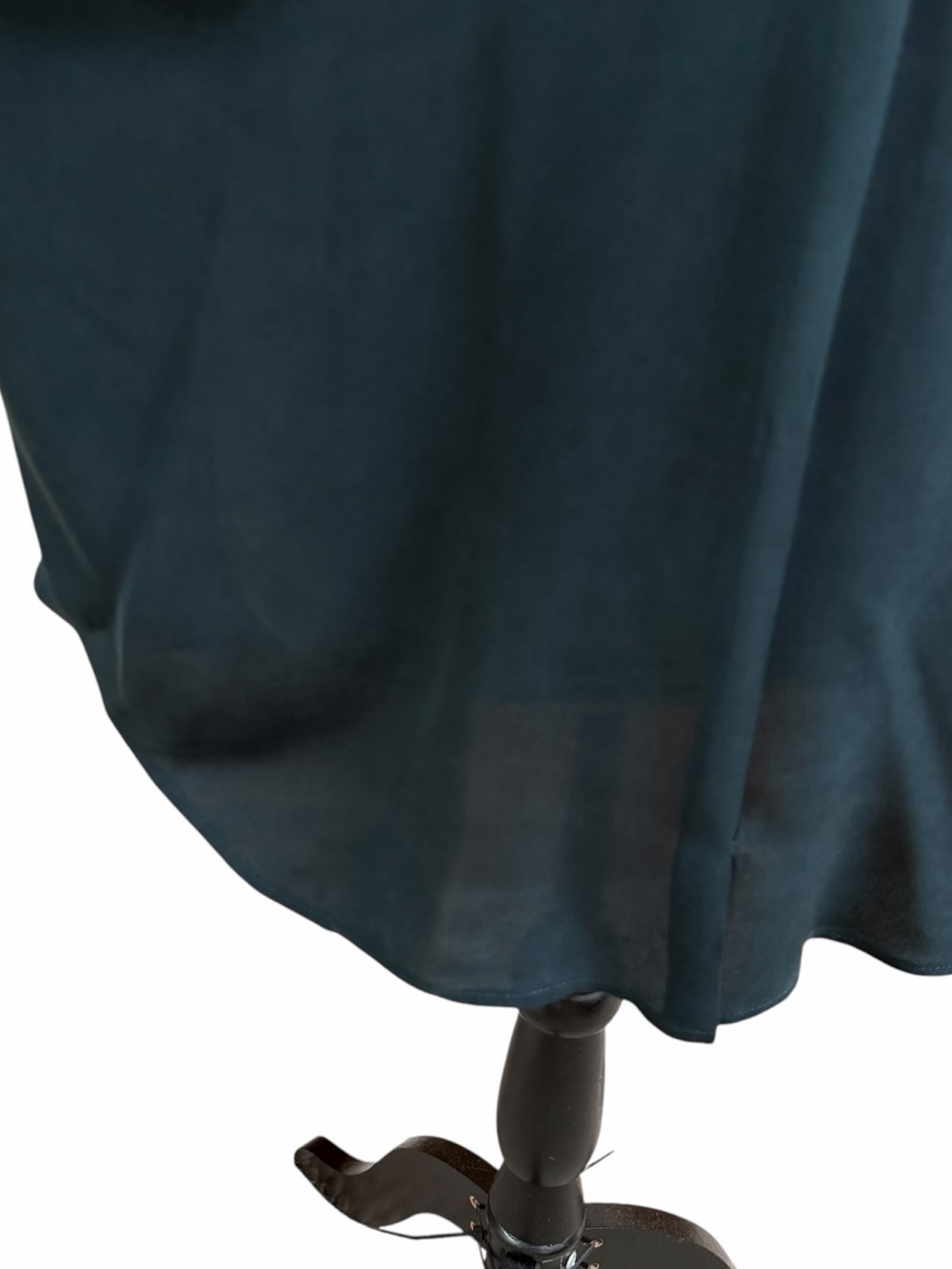 Vince 100% Silk Popover Blouse Dark Teal Green Dolman Cap Sleeve S - Picture 4 of 12